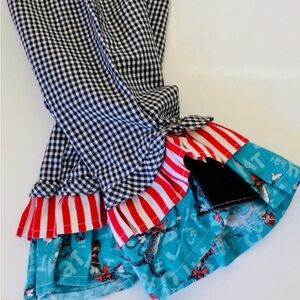 Kids Dr S Gingham and Striped Bottoms